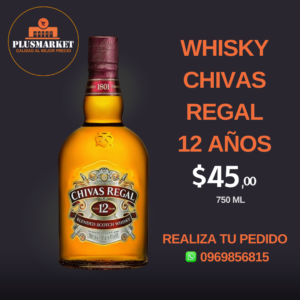 WHISKY CHIVAS 12 AÑOS 750ml